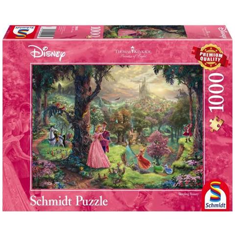 SMT59474 Puzzle da 1000 Pezzi - Thomas Kinkade: La Bella Addormentata nel Bosco - Foto 1