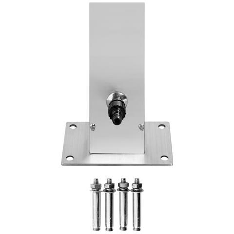 Doccia Da Giardino Con Base Marrone 225 Cm In Acciaio Inox - Foto 10