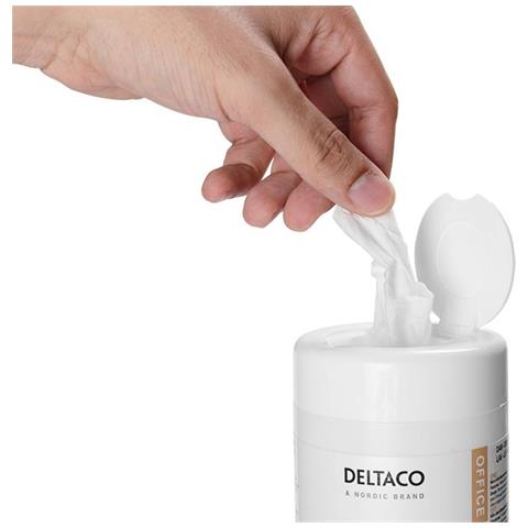 Office Salviette Umidificate Disinfettanti Per Le Mani, Tubo Da 100 Pz - Foto 3