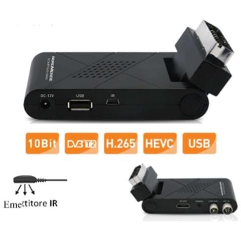 Scart26510n Ricevitore Digitale Terreste Dvb-t / t2 H. 265 Hevc Usb Colore Nero - Promo - Foto 1