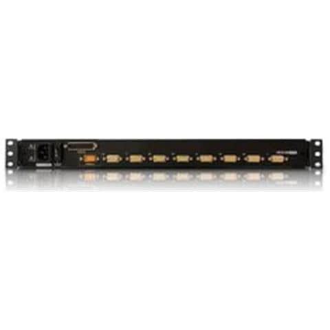 CL5708N, USB, RS-232, 1280 x 1024 Pixels, Nero, 1U, LCD - Foto 1