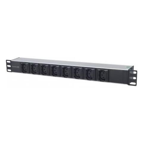 Stromverteilungseinheit (rack - Einbaufhig) - Ws 110-250 V - Eingabe, Eingang Iec 60320 C19 - Ausgangsbuchsen: 8 (iec 60320 C13) - 1u - 48,3 Cm (19"") - 2 M (163651)  - Foto 1