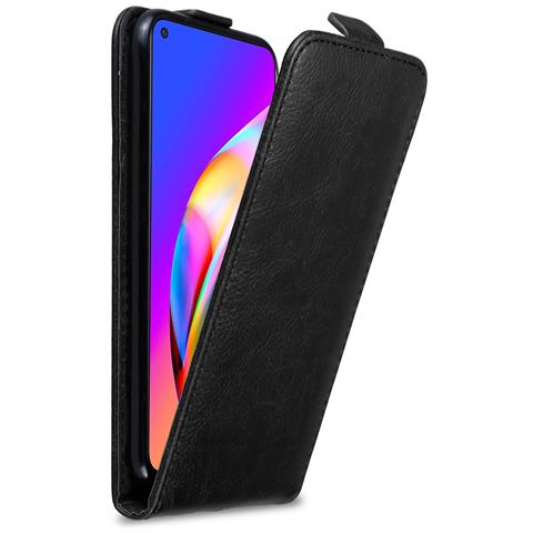 Custodia Compatibile Con Oppo A94 5g In Nero Di Notte - Coperchio Protettivo In Design Flip Con Chiusura Magnetica - Foto 1