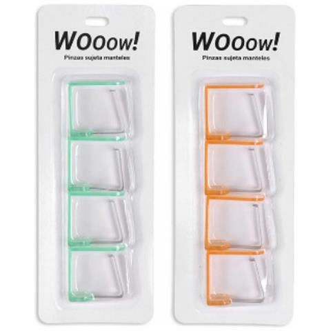 Molletta Per Mantenere La Tovaglia 4,5 X 4,3 Cm (4 Pezzi) (36 Unità) - Foto 2