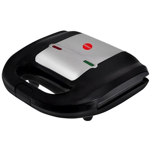 Piastra Grill Elettrica Eldom St11 Nero Argentato 750 W - Foto 1