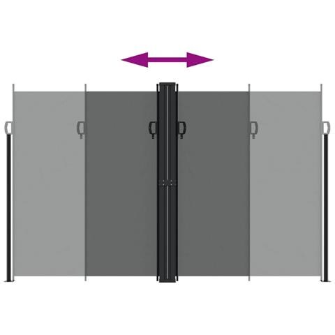 Tenda da Sole Laterale Retrattile Antracite 200x600 cm - Foto 10