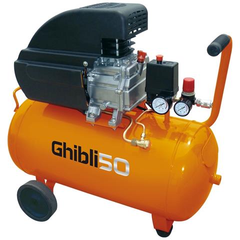 Compressore Carrellato 50 Litri 8 Bar Brixo Ghibli - Foto 1