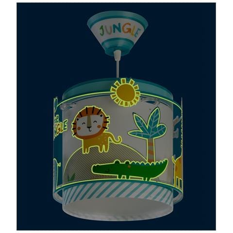 Lampada A Sospensione Per Bambini My Little Jungle Animali Jungla - Foto 2