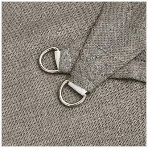 Vela Parasole 160 G /m² Rettangolare Grigio Chiaro 3x6 M In Hdpe - Foto 2