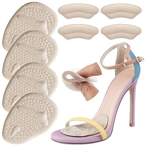 Set Di Mezze Solette In Gel E Cuscino Per Il Tallone Apricot - Foto 1