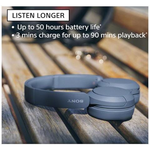 Cuffie Wireless Bluetooth con Microfono Colore Blu - Foto 2