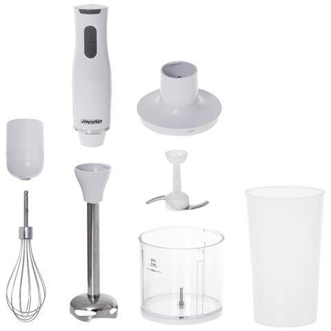 Frullatore ad Immersione MS4629 con Recipiente da 0.5 L Potenza 800 Watt Colore Bianco - Foto 2