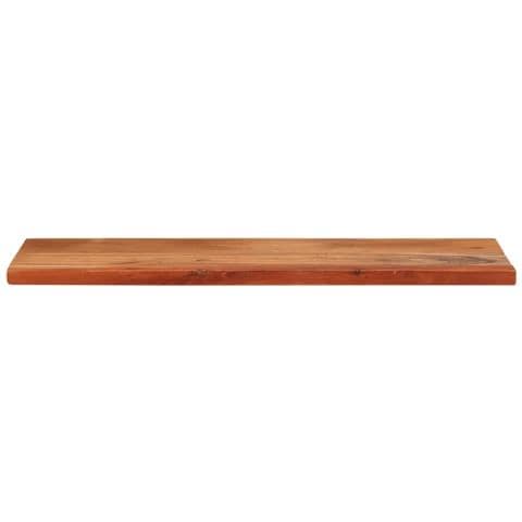 Piano Tavolo 80x20x3,8 Cm Rettangolare Legno Massello Acacia - Foto 3