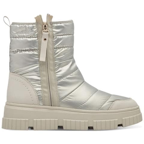 Champagne Casual Closed Booties Stivaletti Tessile Scarpe Donna Beige Eu 38, 5-26450-41 403 - Foto 2