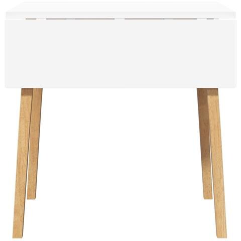 Tavolo Da Pranzo Naturale In Legno Massello Di Hevea - Foto 10