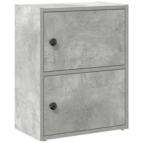 Libreria Grigio Cemento 40x24x52 Cm In Legno Multistrato - Foto 2