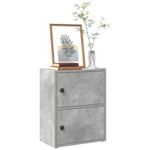 Libreria Grigio Cemento 40x24x52 Cm In Legno Multistrato - Foto 1