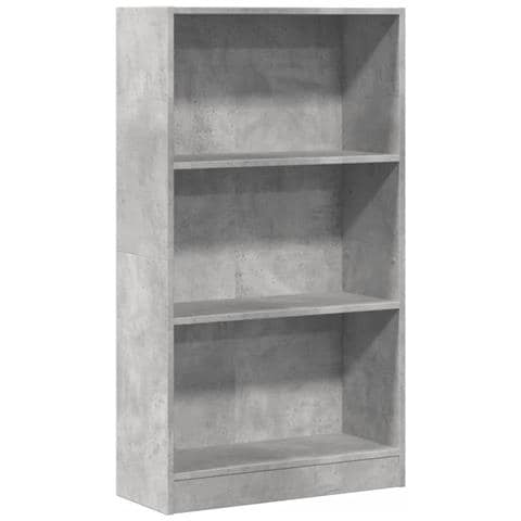 Libreria Grigio Cemento 60x24x109 Cm In Truciolato - Foto 2