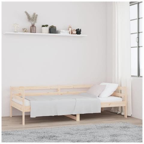 Dormeuse Senza Materasso 80x200 Cm In Legno Massello Di Pino - Foto 1