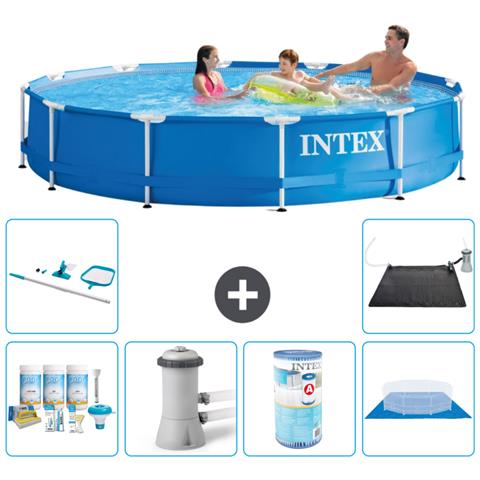 Piscina Fuori Terra - In Giro - 366x76 Cm - Blu - Include Accessori Coordinati A1589 - Foto 1