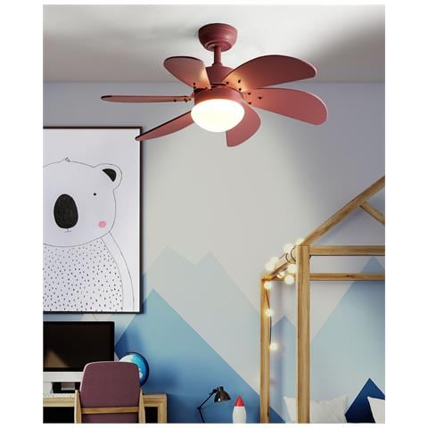 Ventilatore Da Soffitto Con Luce Rosa Logar - Foto 1