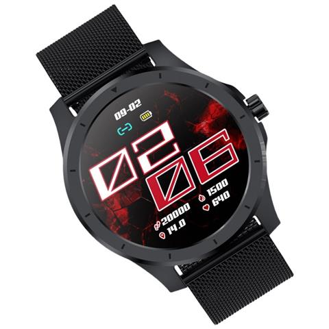 Smartwatch Compatibile Con Bluetooth Chiamate, Display Retina 1.43inch, Ip67 Impermeabile, Batteria 3-5 Giorni, Supporta Android 5.1+ E Ios 8.0+ Black - Foto 2