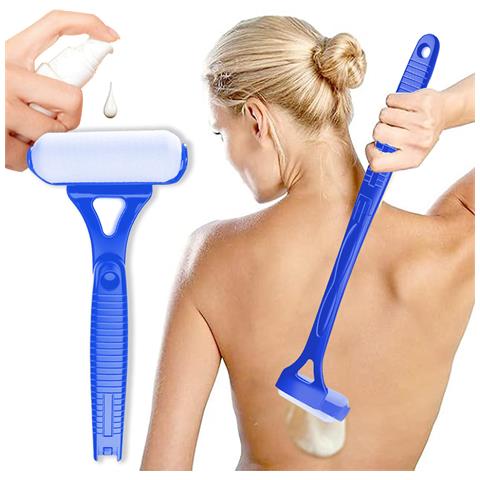 Raggiungi Ogni Angolo: Applicatore Di Lozione Pieghevole Per La Tua Schiena Blue - Foto 4
