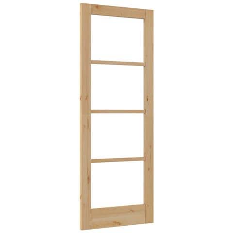"porta interna con vetro ""ORKDAL"" 73,5x198,5x4 cm in legno massello di pino" - Foto 2