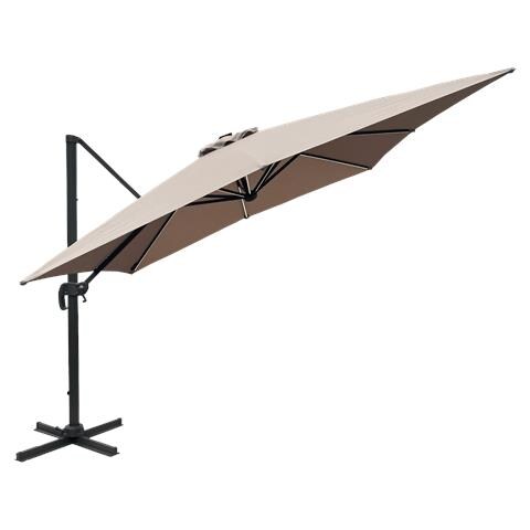 Tela Perombrellone Sfalsato Molokai Quadrato 3x3m Taupe - Foto 3