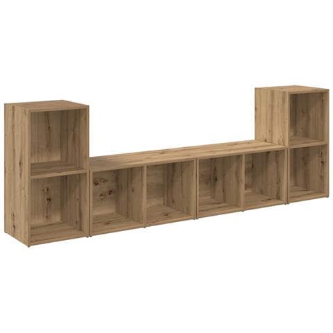 Set mobile TV 4 pcs rovere artigianale 37 x 35 x 72 cm - Foto 1