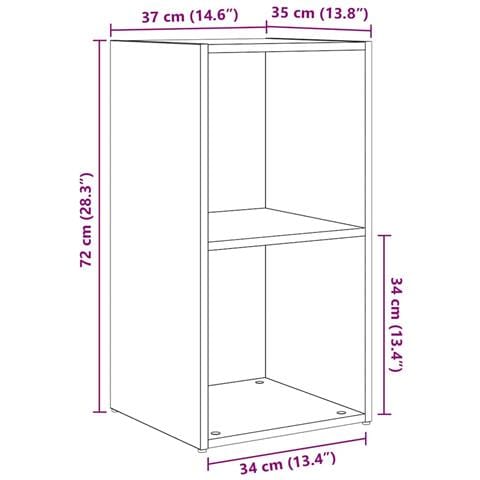 Set mobile TV 4 pcs rovere artigianale 37 x 35 x 72 cm - Foto 9