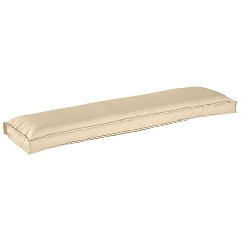 Set di Cuscini per Pallet 2 pcs Beige 150 x 40 x 8 cm - Foto 2