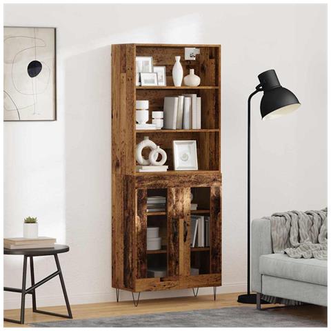 Credenza Legno vecchio 69,5 x 34 x 180 cm Legno multistrato - Foto 2