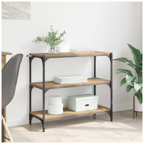 Armadio per Libri Rovere artigianale 80 x 33 x 70,5 cm - Foto 2