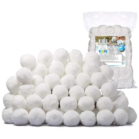 Palline filtro per pompe a sabbia piscina, confezione 500 g sostituisce 18 kg di sabbia - Foto 4