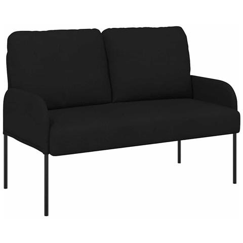 Divani con cuscino 110cm Nero Legno compensato - Foto 1
