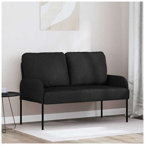 Divani con cuscino 110cm Nero Legno compensato - Foto 2
