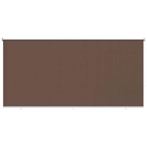 Tenda a Rullo Esterno Blocco UV 90% Tortora 240 x 140 cm HDPE - Foto 1