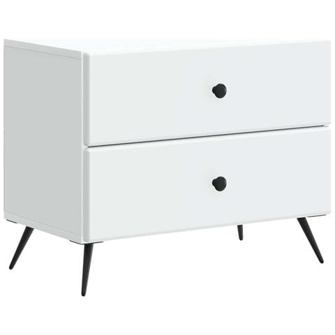 Armadio da Notte con cassetto Bianco 62 x 34,5 x 47,5 cm - Foto 1