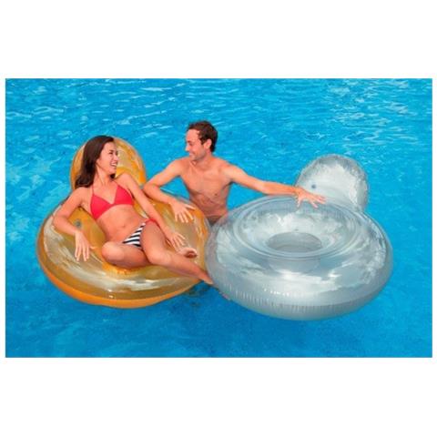 Poltrona Gonfiabile 137x122 Colore Assortito - Foto 4