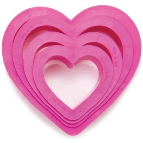Set 4 Tagliapasta Cuore - Foto 1