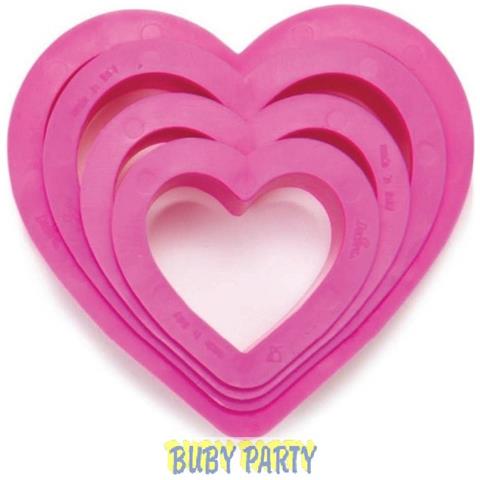 Set 4 Tagliapasta Cuore - Foto 2