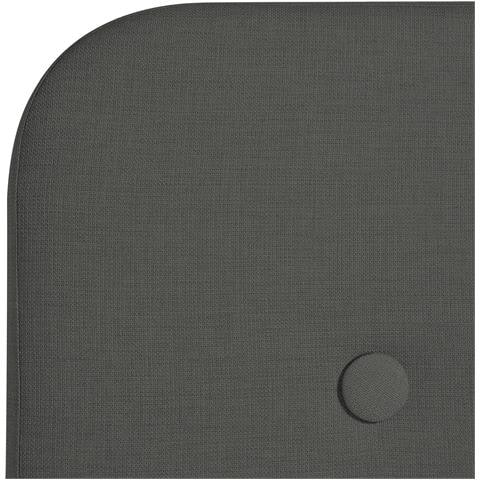 Letto Singolo In Tessuto Grigio 90x200cm - Rennes - Foto 31