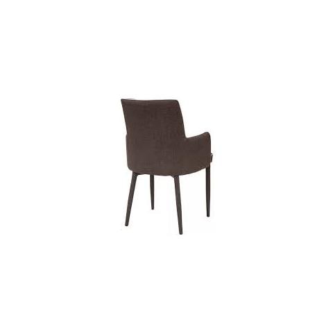 Poltroncina Imbottita In Tessuto Nera Con Cordino A Contrasto - Foto 2