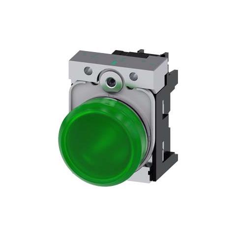 Indicatore Luminoso Verde Led 230v 22mm 3su11566aa401aa0 - Foto 1