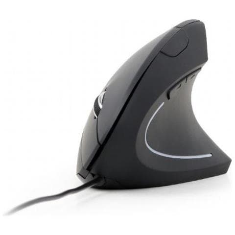 Mouse Ergonomico Verticale mus-ergo-01 Nero - Foto 1