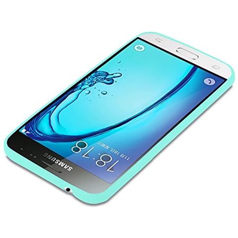 Custodia Compatibile Con Samsung Galaxy J3 2015 In Candy Blu - Coperchio Protettivo In Silicone Tpu Flessibile - Foto 2