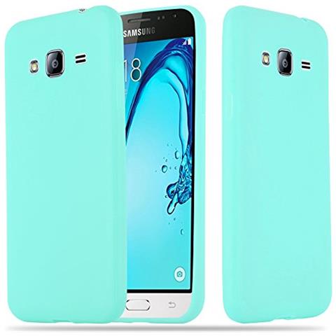 Custodia Compatibile Con Samsung Galaxy J3 2015 In Candy Blu - Coperchio Protettivo In Silicone Tpu Flessibile - Foto 1