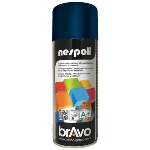 Smalto Spray Acrilico Rapida Essicazione Blu Cobalto - Ral 5013 Lucida 400 Ml Bravo - Foto 1