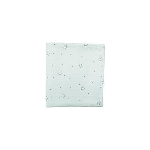 Domiva 1300535 Maxi Lange Bambù Stelle Grigie Bianco 120 X 120 Cm - Foto 1